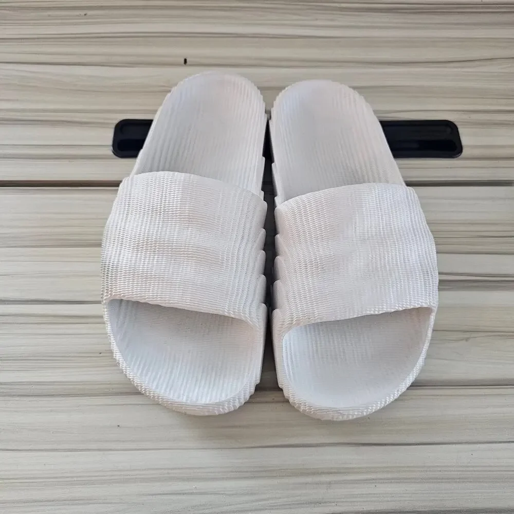 Adidas Originals Adilette 22 Men's Slide Sandals White Size 5 - Picture 5 of 9